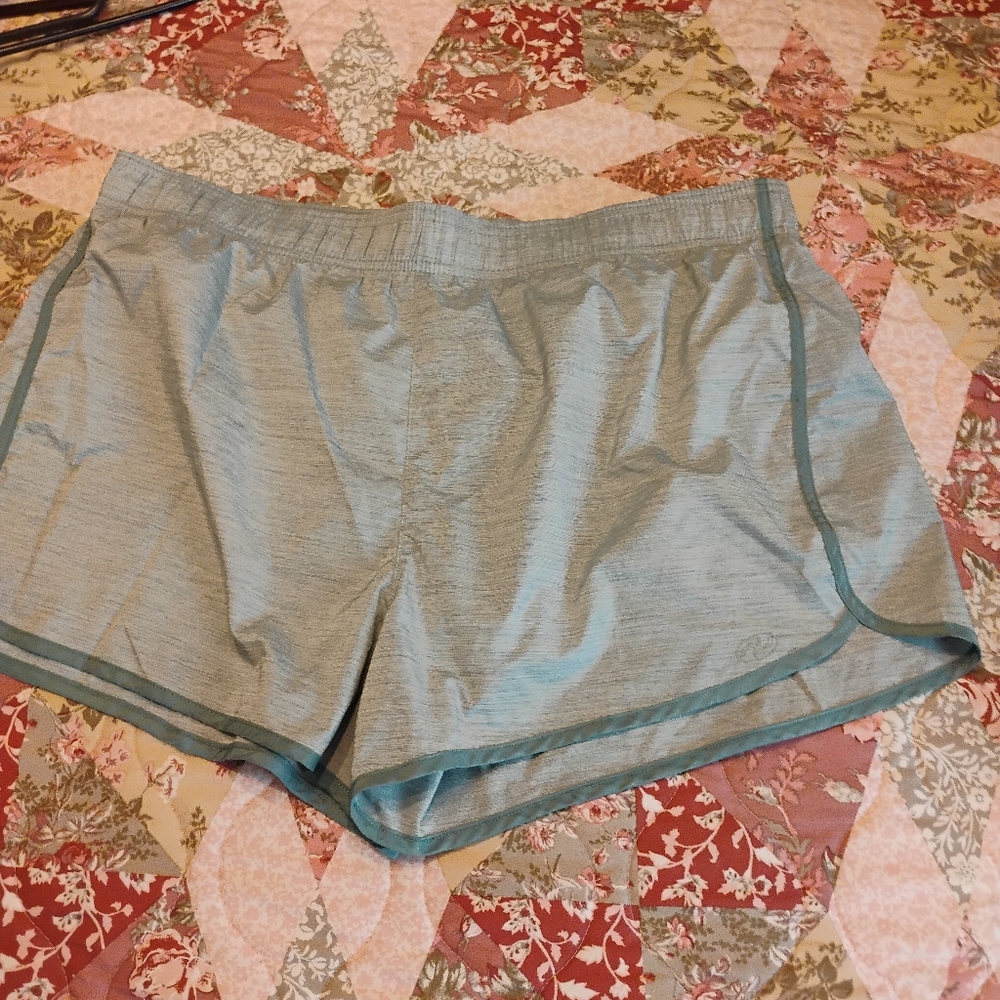 Women's Light Gray Athletic Shorts